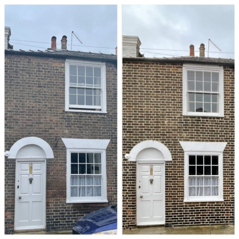 repointing and brick cleaning, waht a difference it makes
